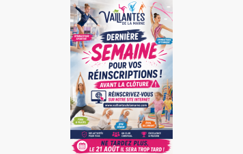Ré-inscriptions saison 2026 / 2027