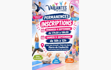 permanences inscriptions